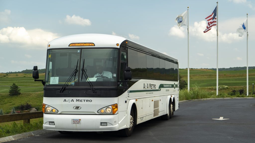 Coach Bus at Granite Links Country Club