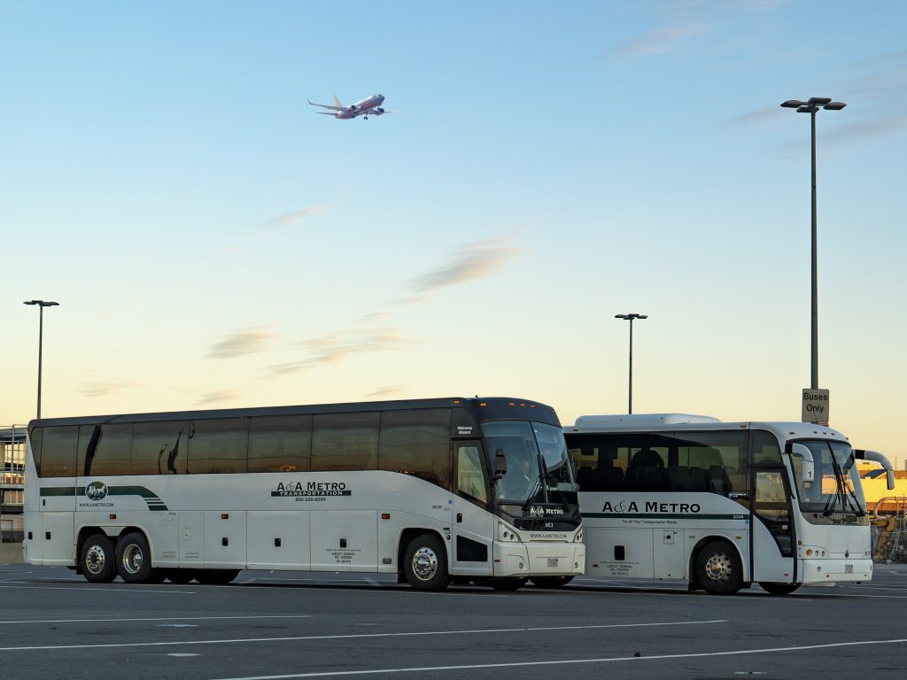 Coach Buses at Logan Airport