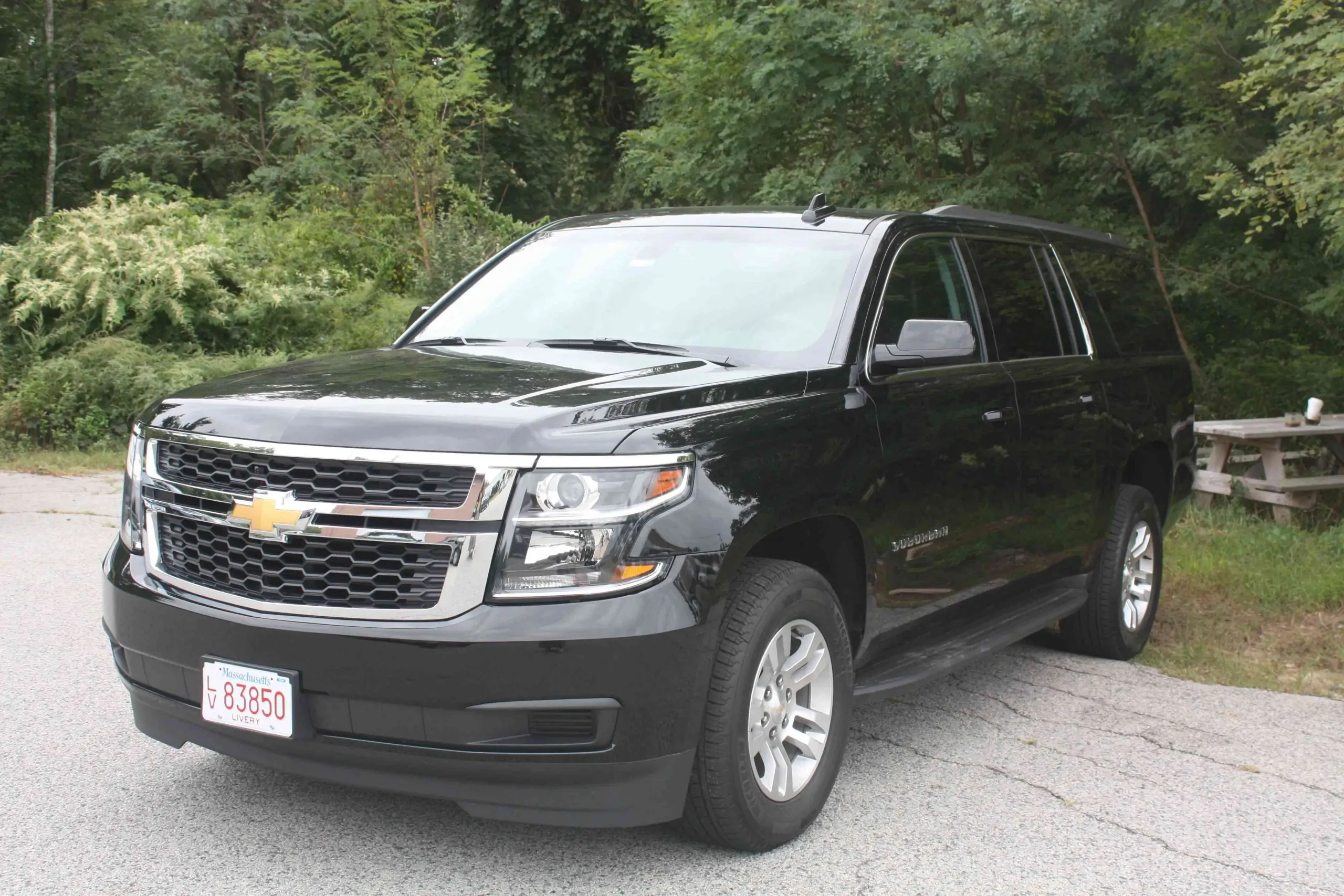 Executive client in black car